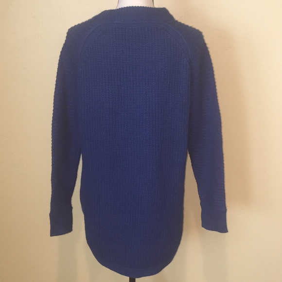 RDI Nordstrom Blue Tunic Sweater Sz Medium - Picture 3 of 4
